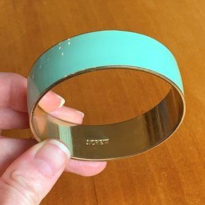 J Crew turquoise bangle bracelet